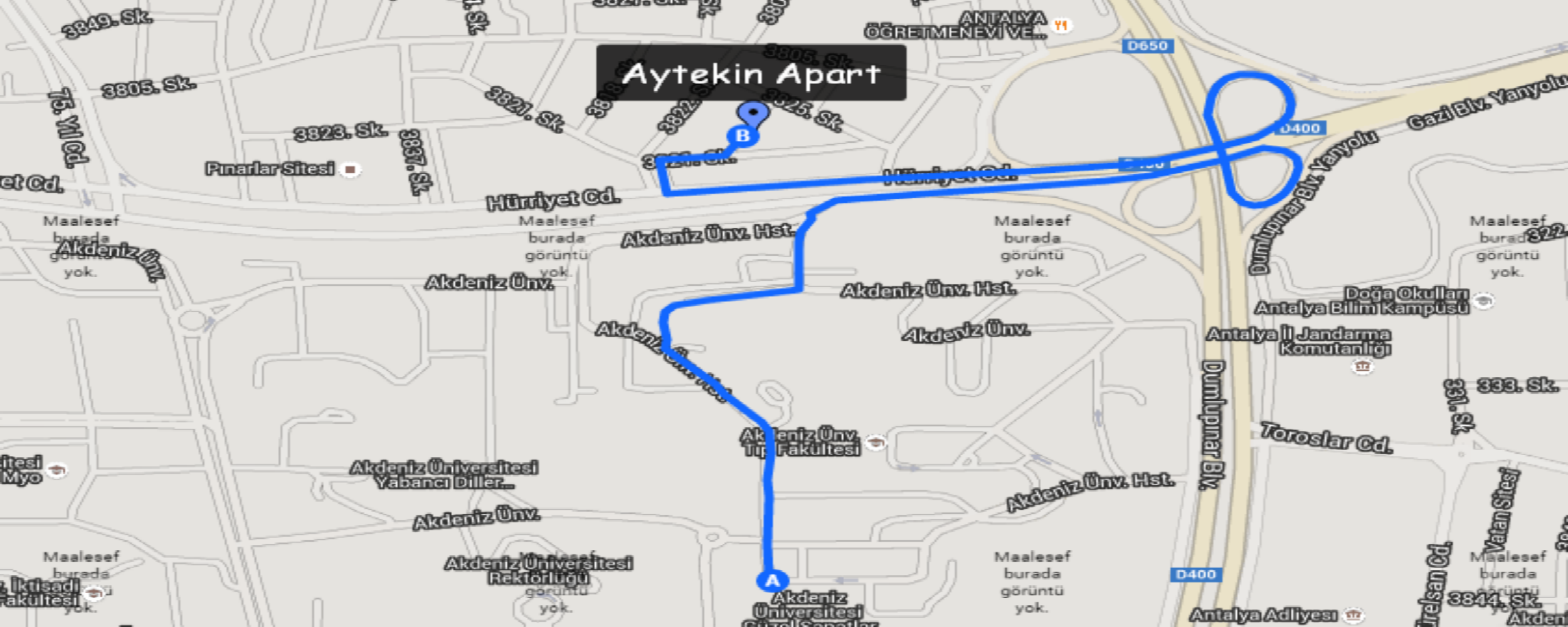 Aytekin Apart Ulaşım